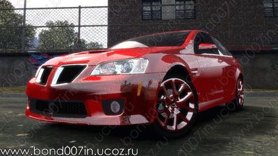 Автомобиль для GTA 4 Pontiac G8 GXP