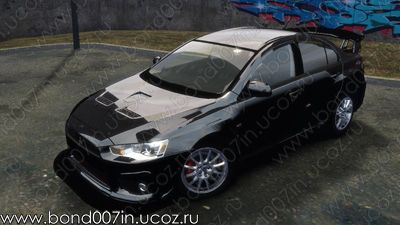 Автомобиль для GTA 4 Mitsubishi Lancer Evolution X