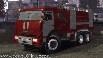 Автомобиль для GTA 4 Пожарный Камаз 43118