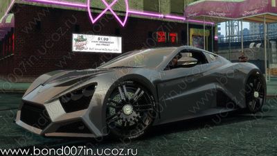 Автомобиль для GTA 4 Zenvo ST1