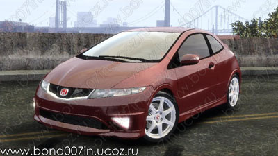 Автомобиль для GTA 4 Honda Civic Type R