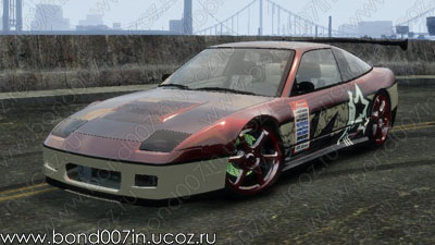 Автомобиль для GTA 4 Nissan 240 SX Time Attack