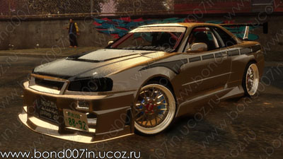 Автомобиль для GTA 4 Nissan Skyline BNR34 GT-R