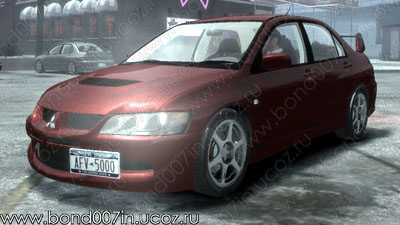 Автомобиль для GTA 4 Mitsubishi Lancer Evolution VIII