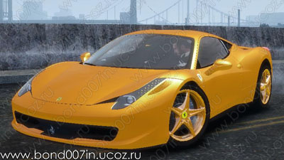 Автомобиль для GTA 4 Ferrari 458 Italia