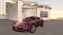 Alfa Romeo 8C Competizione для GTA San Andreas