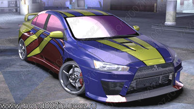 Автомобиль для Need For Speed Carbon Mitsubishi Lancer Evolution X