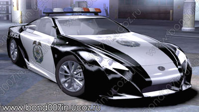 Полицейский автомобиль для Need For Speed Carbon Lexus LFA Concept Police 