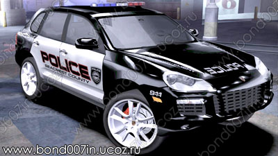 Полицейский автомобиль для Need For Speed Carbon Porsche Cayenne Turbo S Police