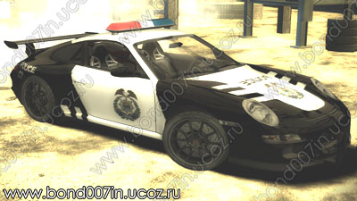 Полицейский автомобиль для Need For Speed Most Wanted Porsche 911 GT3 (Pursuit Version)