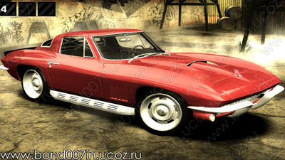 Автомобиль для Need For Speed Most Wanted 1967 Chevrolet Corvette Sting Ray 427