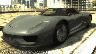 Автомобиль для Need For Speed Most Wanted Porsche 918 Spyder Concept