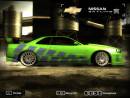 Автомобиль Nissan Skyline R34 GTR для Need For Speed Most Wanted