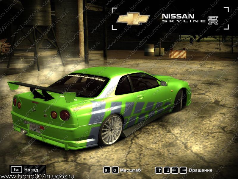 Nissan skyline in need for speed most wanted #5