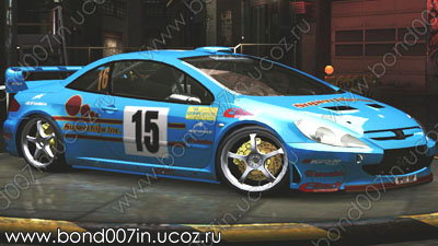 Автомобиль для Need For Speed Underground 2 Peugeot 307 CC WRC