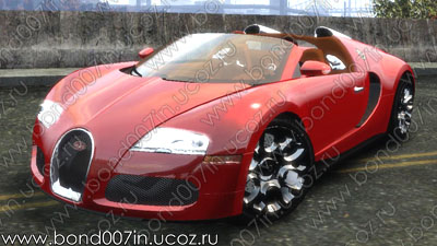 Автомобиль для GTA 4 Bugatti Veyron Grand Sport [EPM]