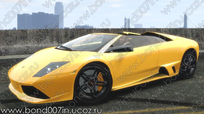Автомобиль для GTA 4 Lamborghini Murcielago LP650-4 Roadster EMP