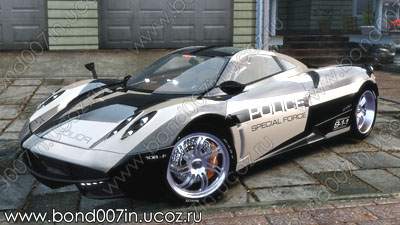 Полицейский автомобиль для GTA 4 Pagani Huayra Police