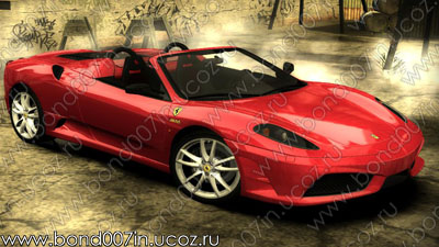 Автомобиль для Need For Speed Most Wanted Ferrari Scuderia Spider 16M