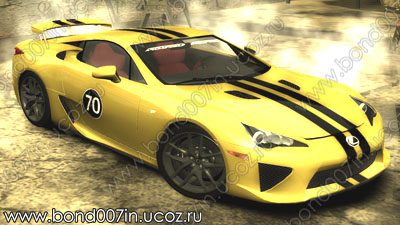 Автомобиль для Need For Speed Most Wanted Lexus LFA 2011
