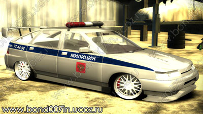 Полицейский автомобиль для Need For Speed Most Wanted ВАЗ 2112 милиция
