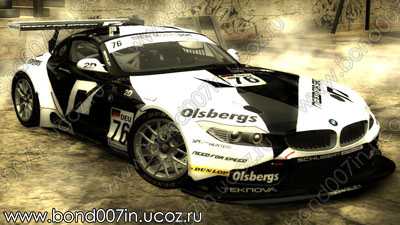 Автомобиль для Need For Speed Most Wanted BMW Team Need For Speed Z4 GT3