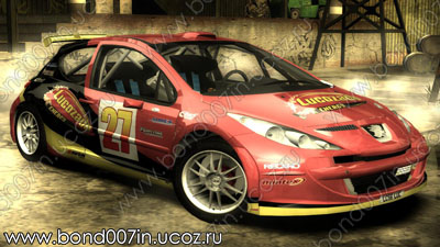 Автомобиль для Need For Speed Most Wanted Peugeot 207