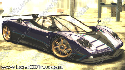 Автомобиль для Need For Speed Most Wanted Pagani Zonda Tricolore